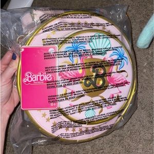 Brand new Loungefly Barbie Movie logo Round Crossbody bag